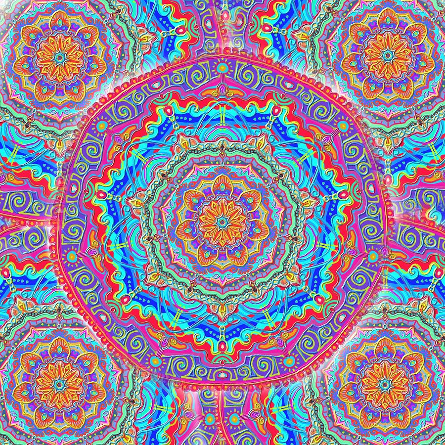 Mandala- Venezuela dream Digital Art by Sandrine Kespi - Fine Art America