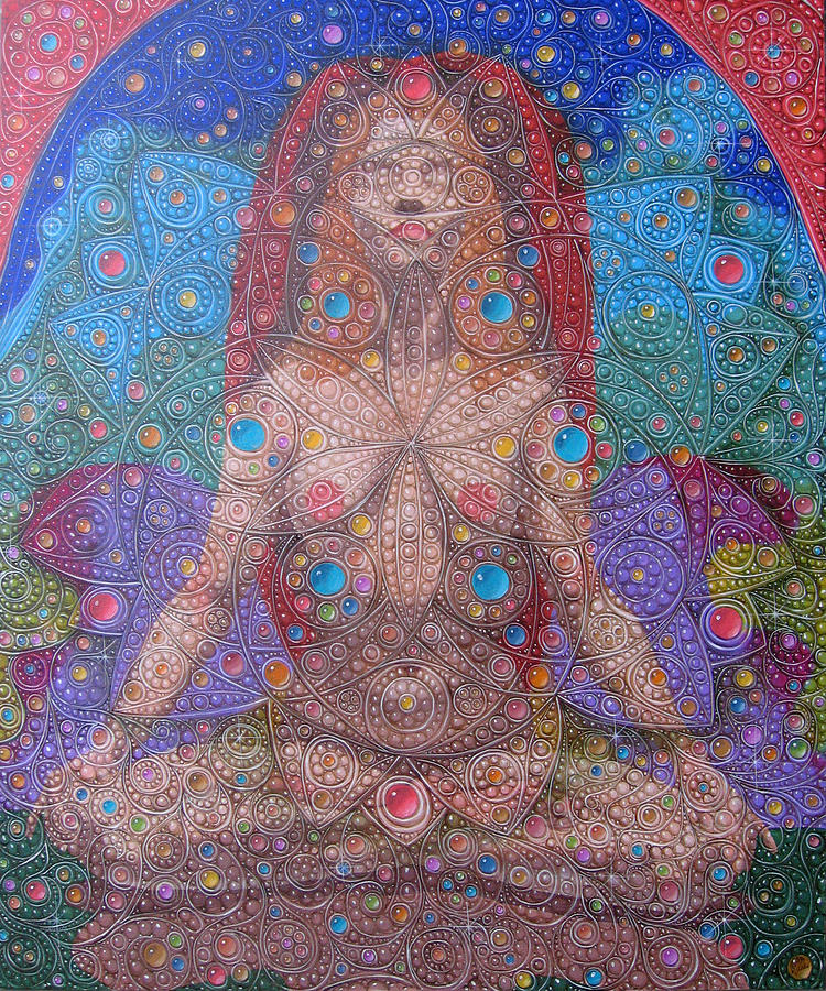 Mandala Painting by Victor Molev