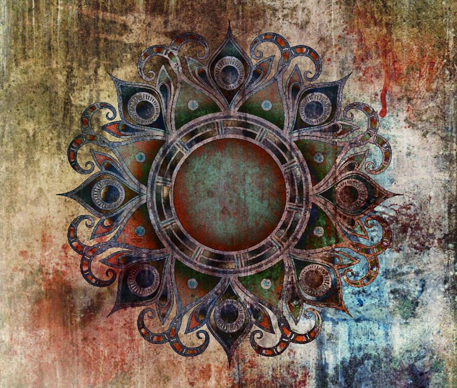 Mandala - Zombie Digital Art by Marianna Mills