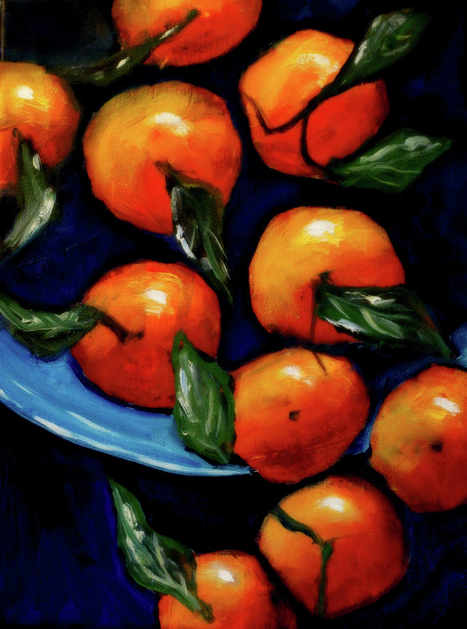 Mandarini Painting by Katy Hawk