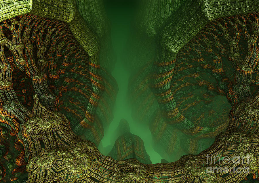 Mandelbulb Caverns Digital Art by Melissa Messick