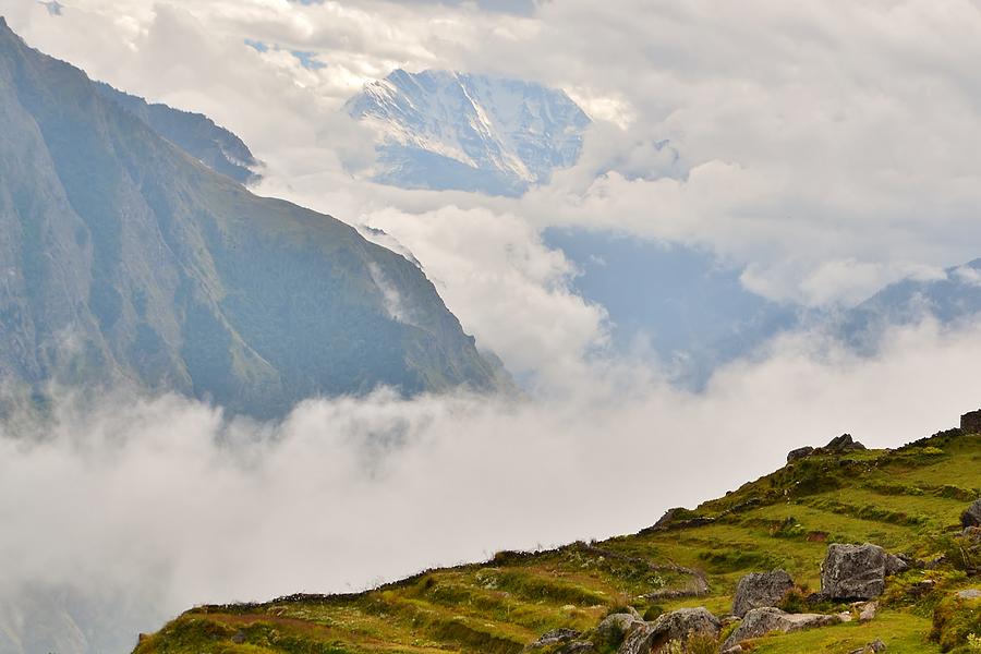 Mountain Photograph - Nandi Devi Mountain - Himalayas by Kim Bemis
