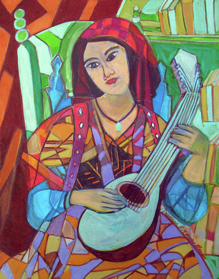 Mandolin Painting - Mandolin-Eight Strings by Denise Weaver Ross Mandolin Painting - Mandolin-Eight Strings by Denise Weaver Ross