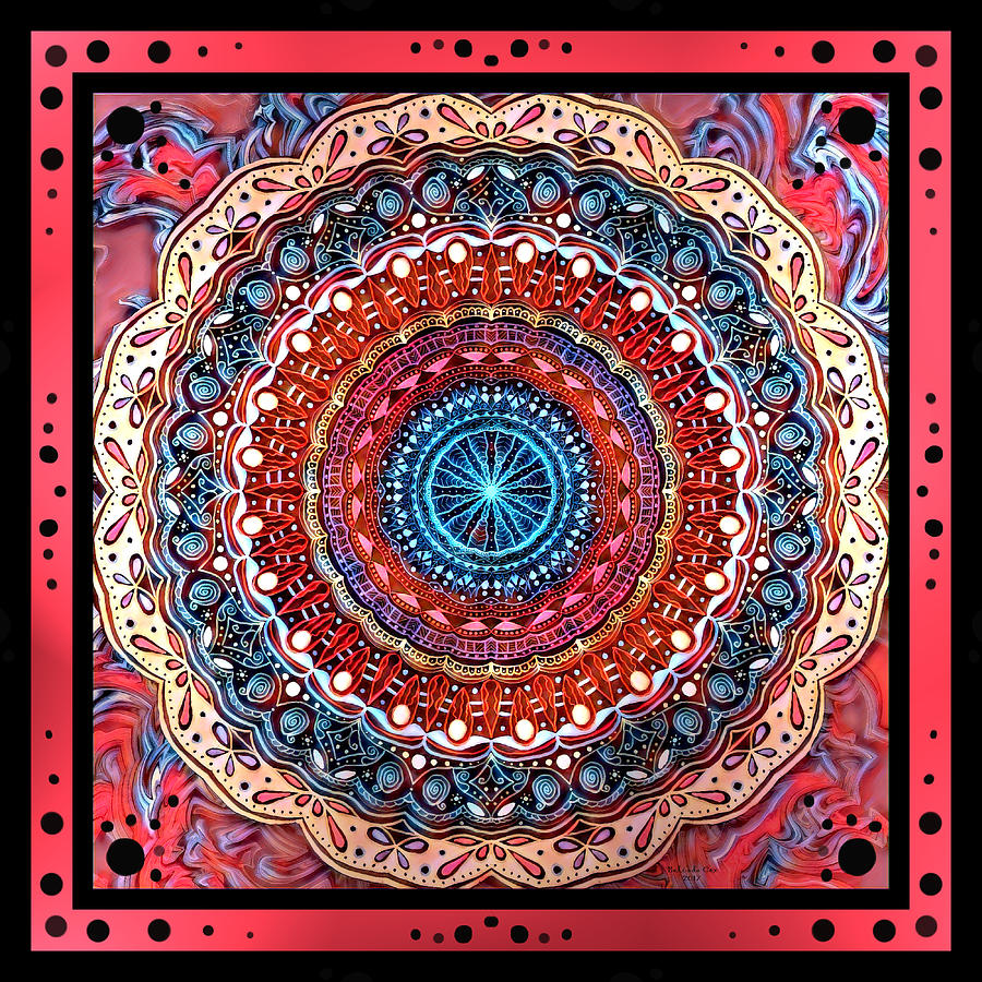Mandrel Tile 2 Digital Art by Artful Oasis