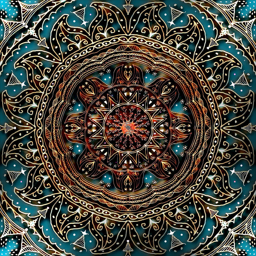 Mandrel Tile Digital Art by Artful Oasis