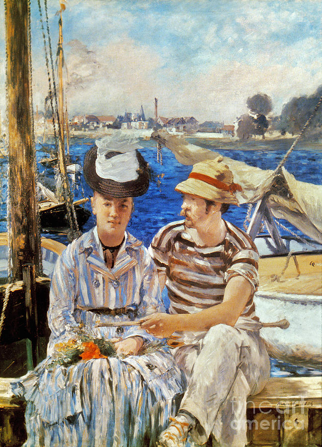 Manet: Boaters, 1874 Photograph by Granger