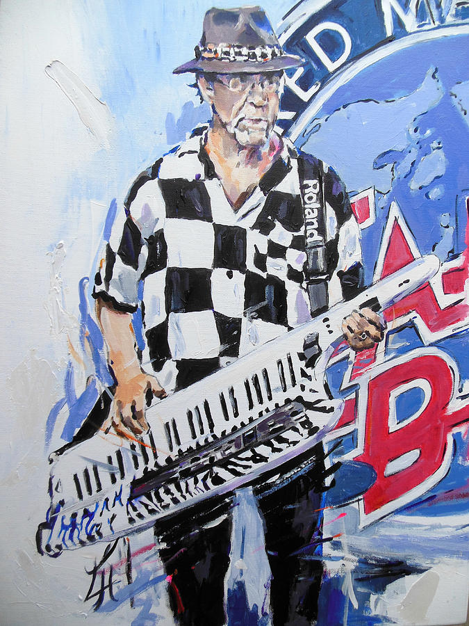 Manfred Mann Painting by Lucia Hoogervorst