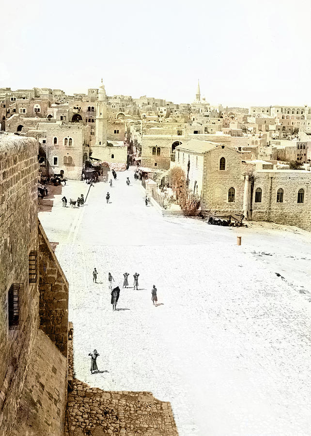 Manger Square 1920 Photograph by Munir Alawi