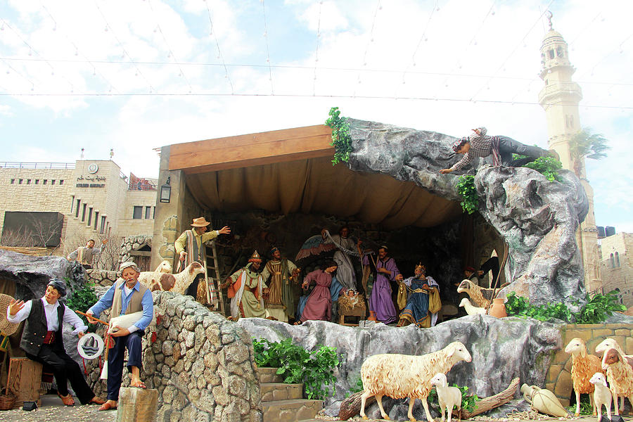 Manger Square Nativity Photograph by Munir Alawi
