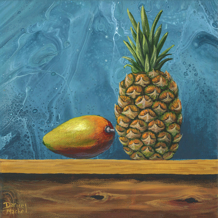 Mango And Pineapple Painting by Darice Machel McGuire