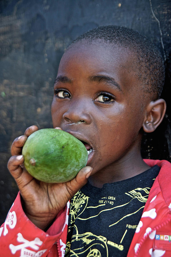 Mango boy Photograph by Suzanne Morshead - Pixels