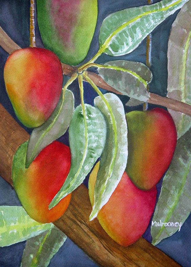 Tree Painting - Mango One by Terry Arroyo Mulrooney