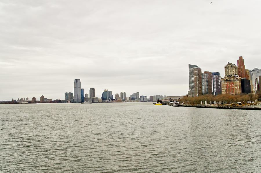 Manhattan and Jersey City skyline. Photograph by Elena Perelman