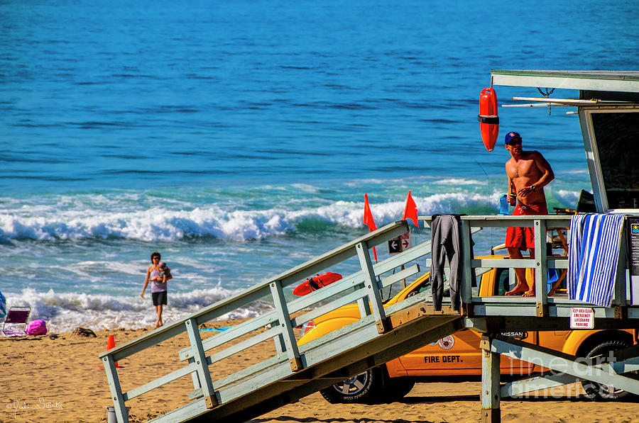 Manhattan Beach Lifeguard Photograph