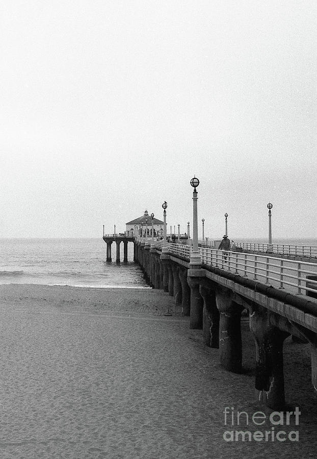 Manhattan Beach Pier on Film Photograph by Ana V Ramirez