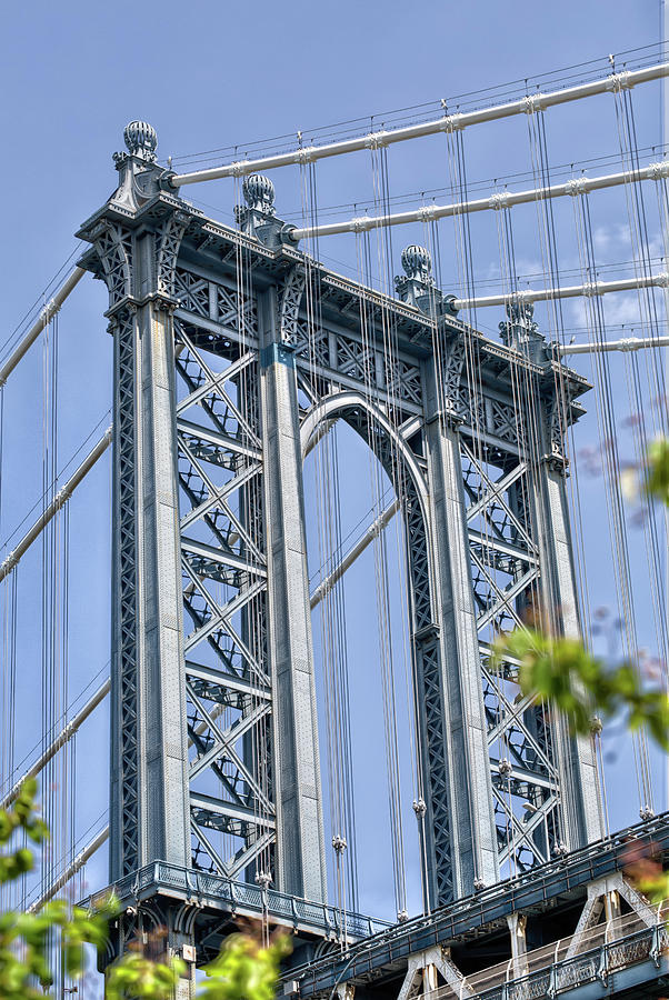 Manhattan Bridge 1 #1 Photograph by John Hoey