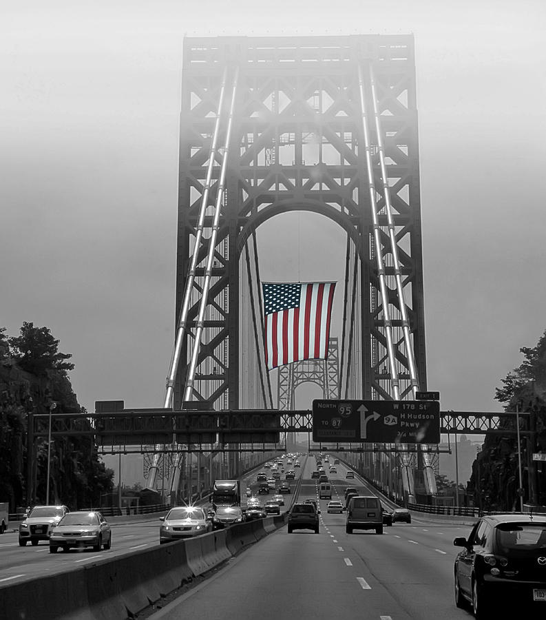 Manhattan Bridge 4th of July Photograph by Nina Bradica