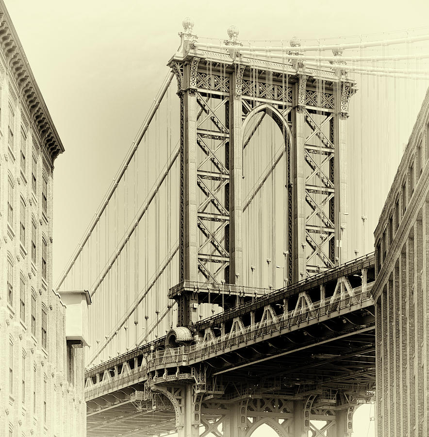 Manhattan Bridge 5 Photograph by John Hoey
