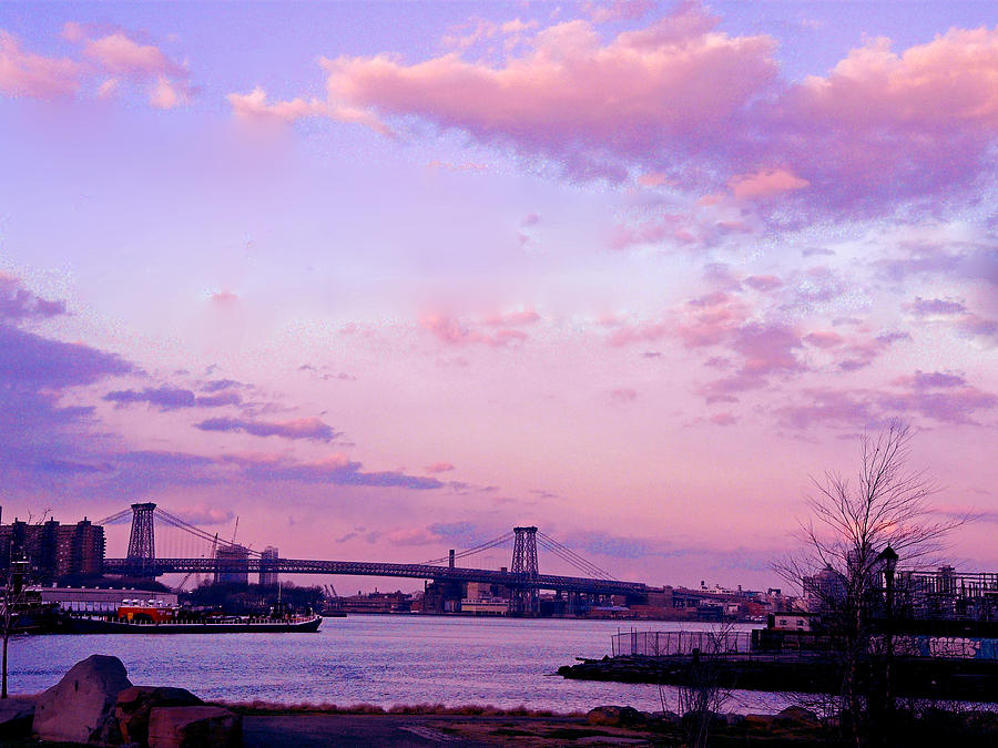 Nature Pastel - Manhattan Bridge Beauty by Kendall Eutemey