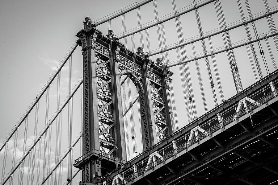Manhattan Bridge Photograph by Frank Mari