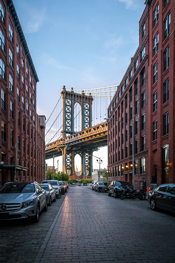 Manhattan Bridge from Washington Street, Brooklyn Photograph by Art ...