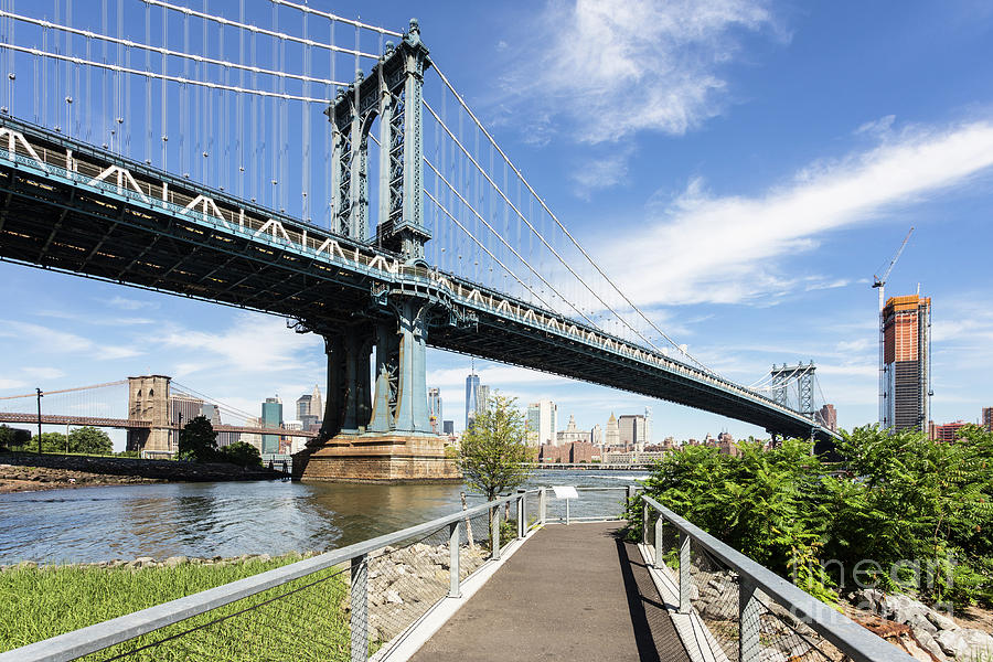 Manhattan bridge in New York Photograph by Didier Marti