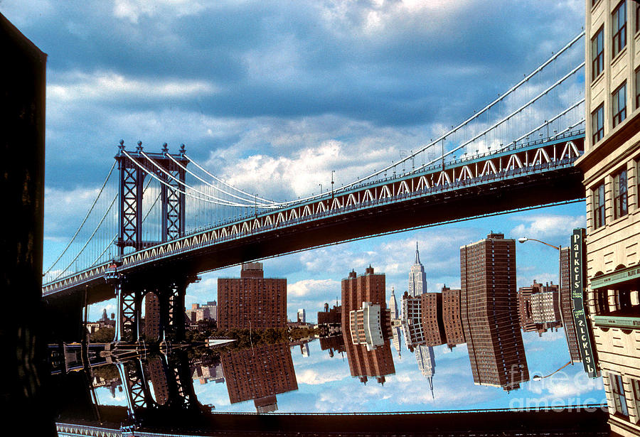 Manhattan Bridge Photograph by Mark Gilman