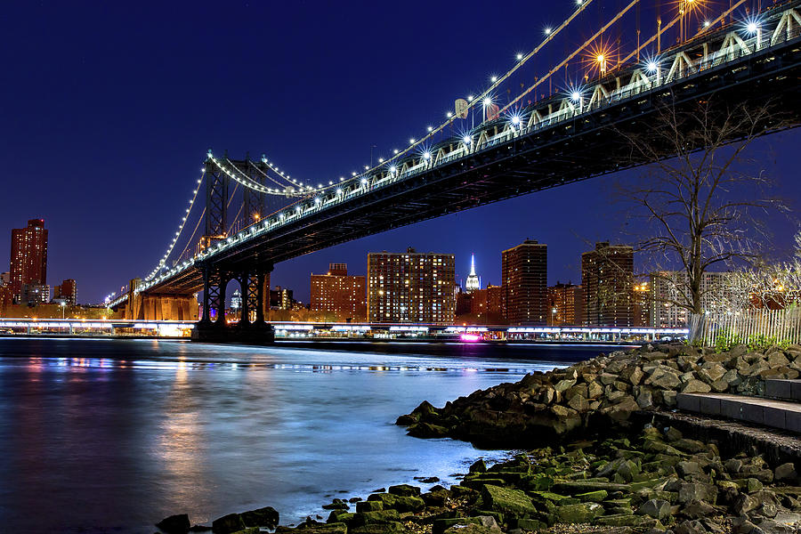 Manhattan Bridge Photograph by Mike Centioli