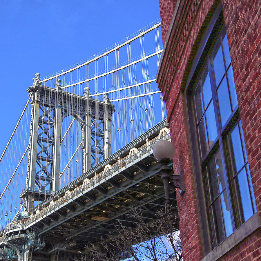 Manhattan Bridge Photograph by Mitch Cat