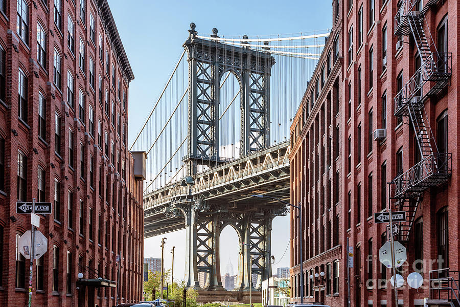 Manhattan bridge, New York city, USA Photograph by Matteo Colombo