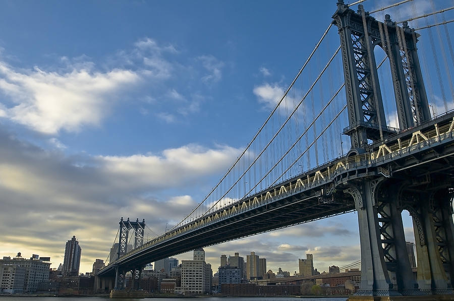 Architecture Photograph - Manhattan Bridge by Svetlana Sewell