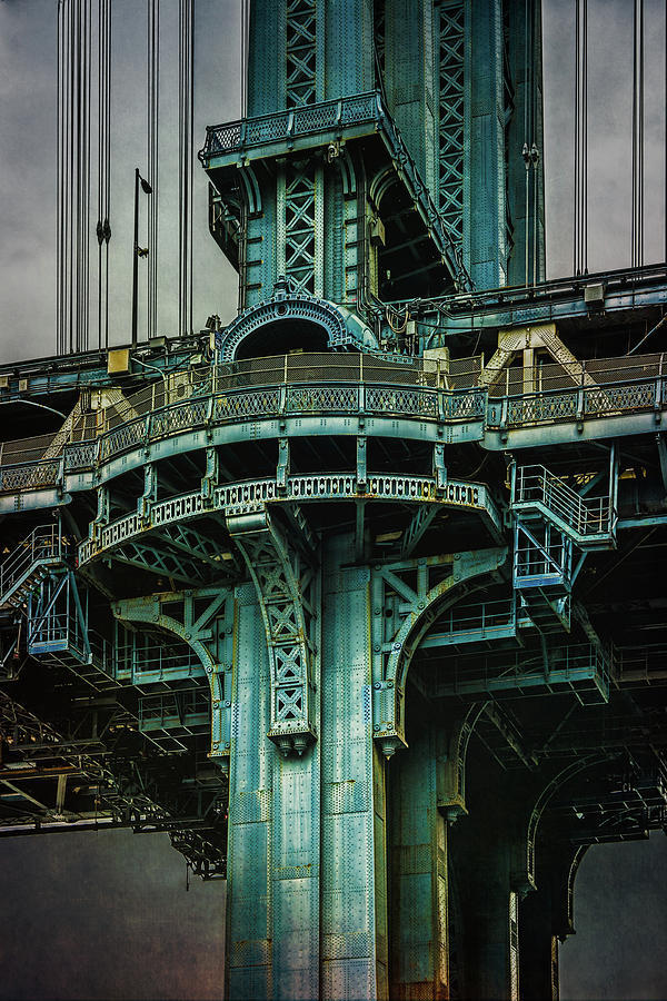 Manhattan Bridge Tower Photograph