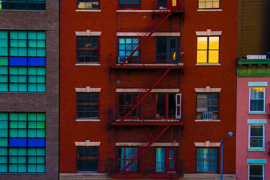Architecture Photograph - Manhattan Color by Larry  Goss