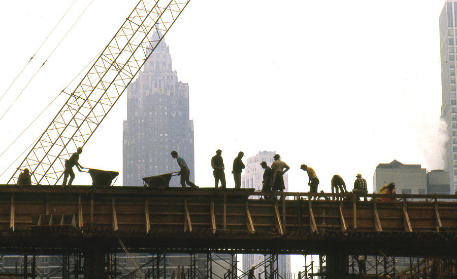 Manhattan Construction Photograph by Erik Falkensteen