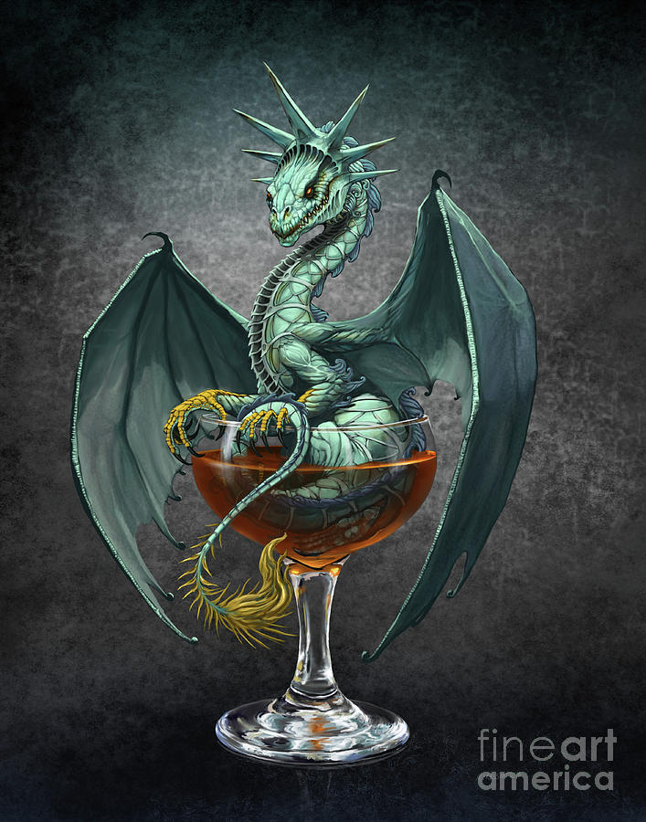 Dragon Digital Art - Manhattan Dragon by Stanley Morrison