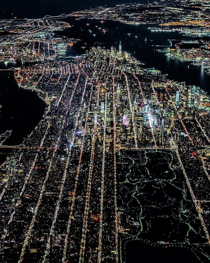 Manhattan From 10,000 Feet Photograph by Eric Adams