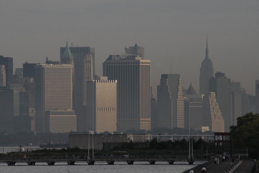 Manhattan from the Belt Parkway Photograph by Christopher J Kirby