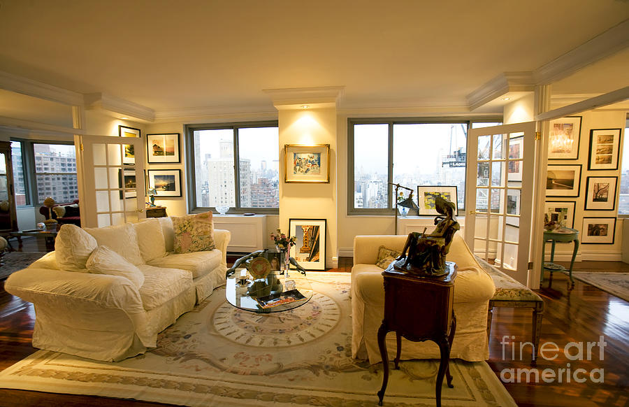 Manhattan Living Room Photograph by Madeline Ellis