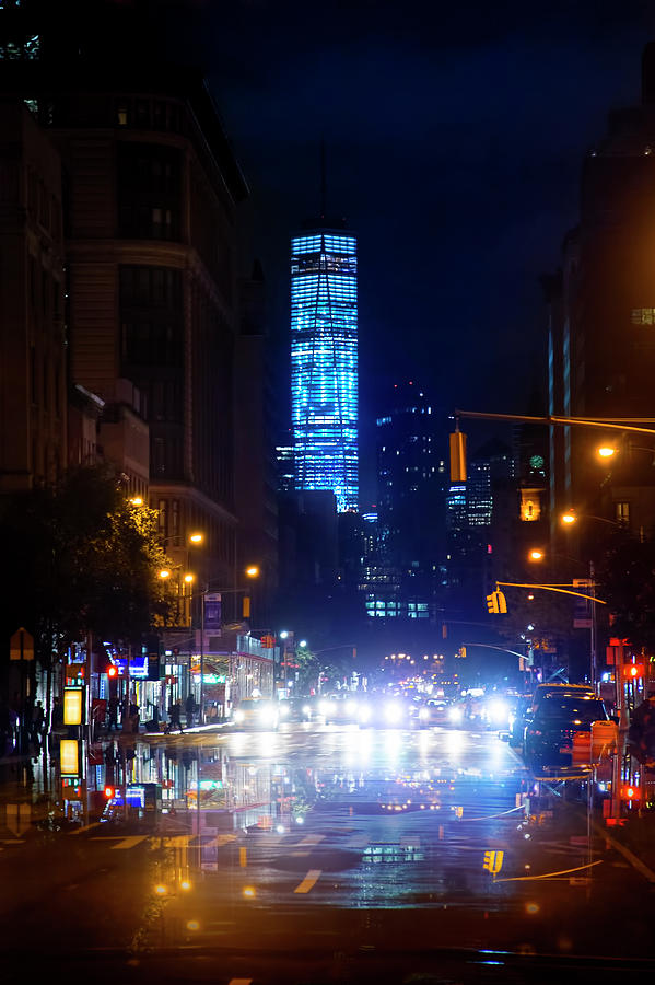 Manhattan Nights Photograph by Mark Andrew Thomas