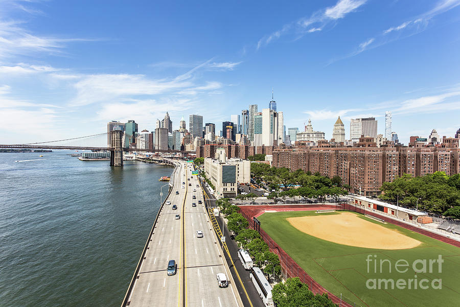 Manhattan on a sunny day Photograph by Didier Marti
