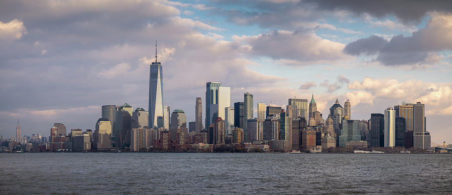 Manhattan Pano Photograph by Josh Eral