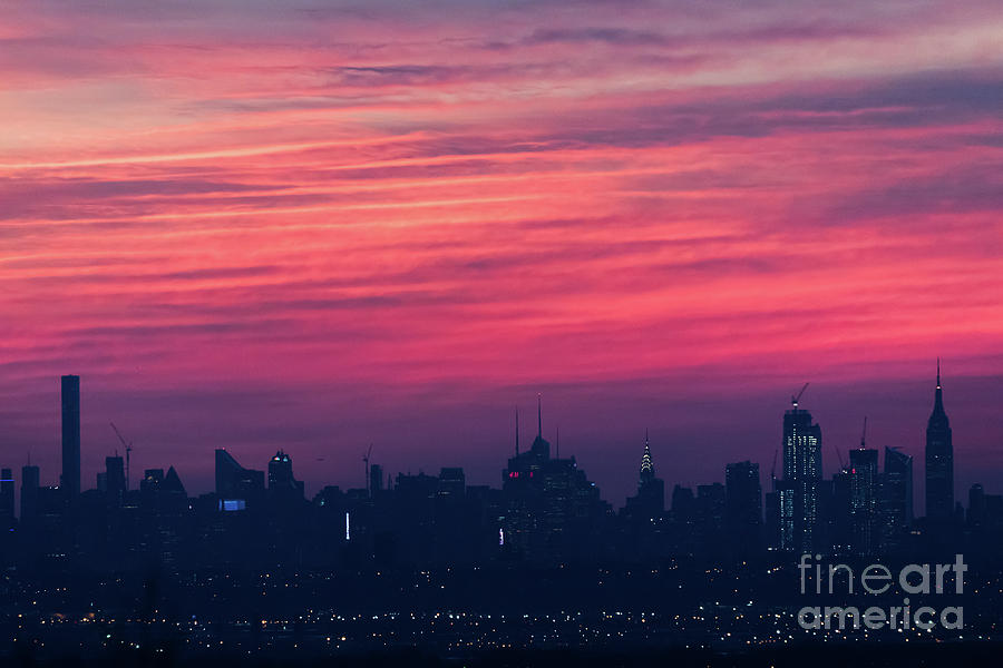 Manhattan Pre-Dawn Photograph by Zawhaus Photography