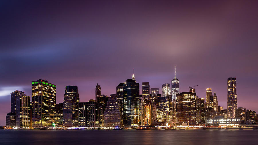Manhattan skyline Photograph by Framing Places