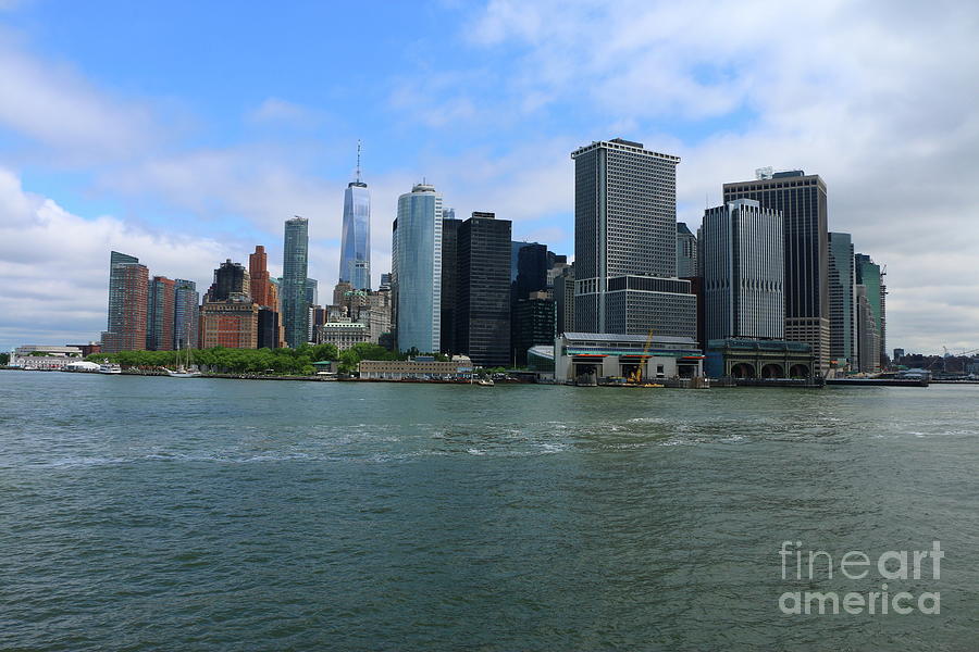Manhattan Skyline From Hudson River Photograph by Christiane Schulze Art And Photography