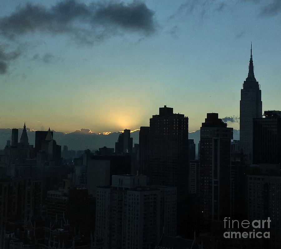 Manhattan Skyline Photograph by Miriam Danar