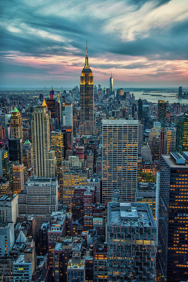 New York City Photograph - Manhattan Skyline by Raf Winterpacht