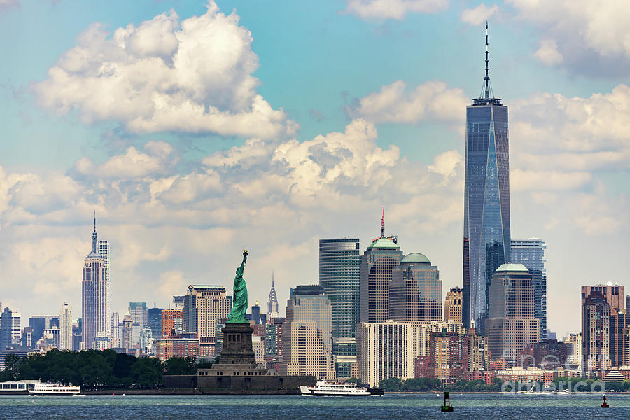 Manhattan Skyline Photograph by Zawhaus Photography