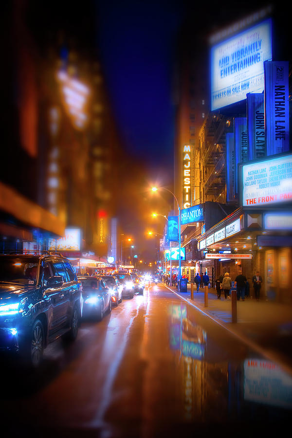 Manhattan Theater District Photograph by Mark Andrew Thomas