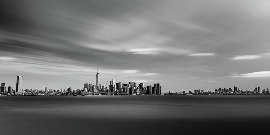 Manhattan Towers Over Ellis Island Photograph by Mark Rogers