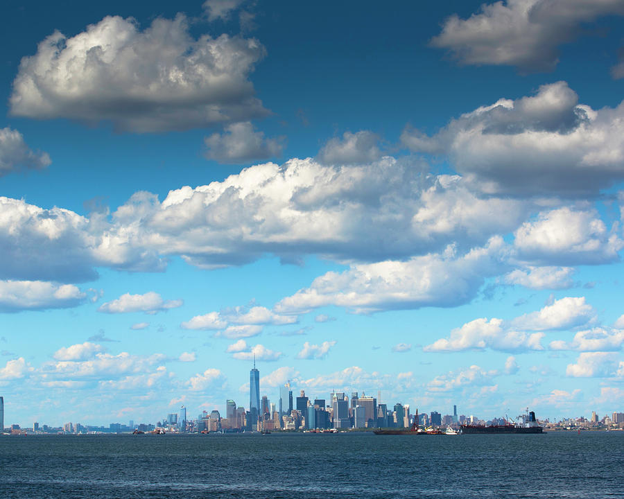 Manhattan with Clouds Photograph by Kenneth Cole